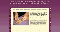 Desktop Screenshot of northampton-acupuncture.com